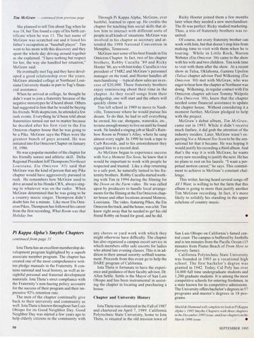 Pi Kappa Alpha's Smythe Chapters, Continued